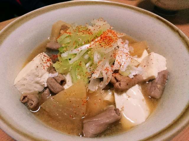 圧力鍋で簡単☆もつ煮込み